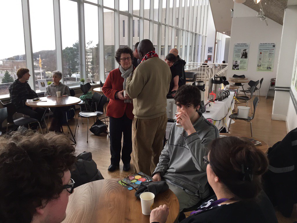 FairTradeWales's tweet photo. Dewch i @AberUni i glywed gan @NimrodWambette @Gumutindo come&amp;hear his story&amp;taste his coffee #fairtrade #masnachdeg https://t.co/kVp5NpLULj