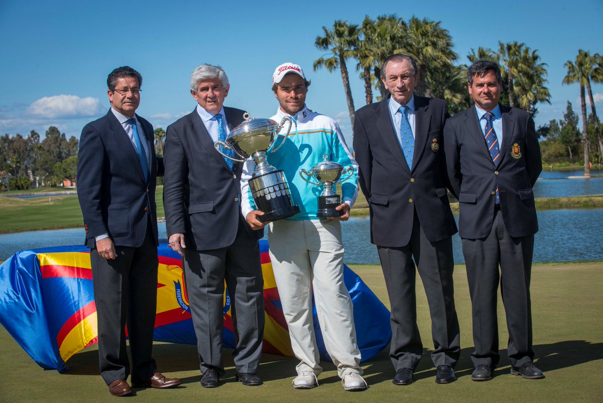 DeporteAND's tweet photo. La #Copa de SM #ElRey finalizó en el #RealClubdeGolf de #Sevilla con el triunfo del francés Romain Langasque #Golf https://t.co/nTdDkFAqwx