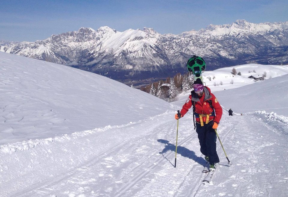 DolomitesUNESCO's tweet photo. #Dolomiti #UNESCO mappatura invernale #sentieri #Google #StreetView grazie a #SoccorsoAlpino https://t.co/vpBqZBg00L https://t.co/L5lS2S5jKA