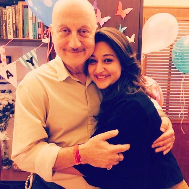 Happy birthday to the man who inspires me everyday. My Dad!!! ❤️ @AnupamPkher