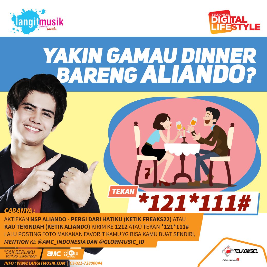 aly_thefreaks's tweet photo. Kamu Mau #DinnerBarengALIANDO  @alysyarief @langitmusik616 yu ikutan caranya liat disini ->  https://t.co/CTNtS5HSUd https://t.co/WKNLgHCxJ4