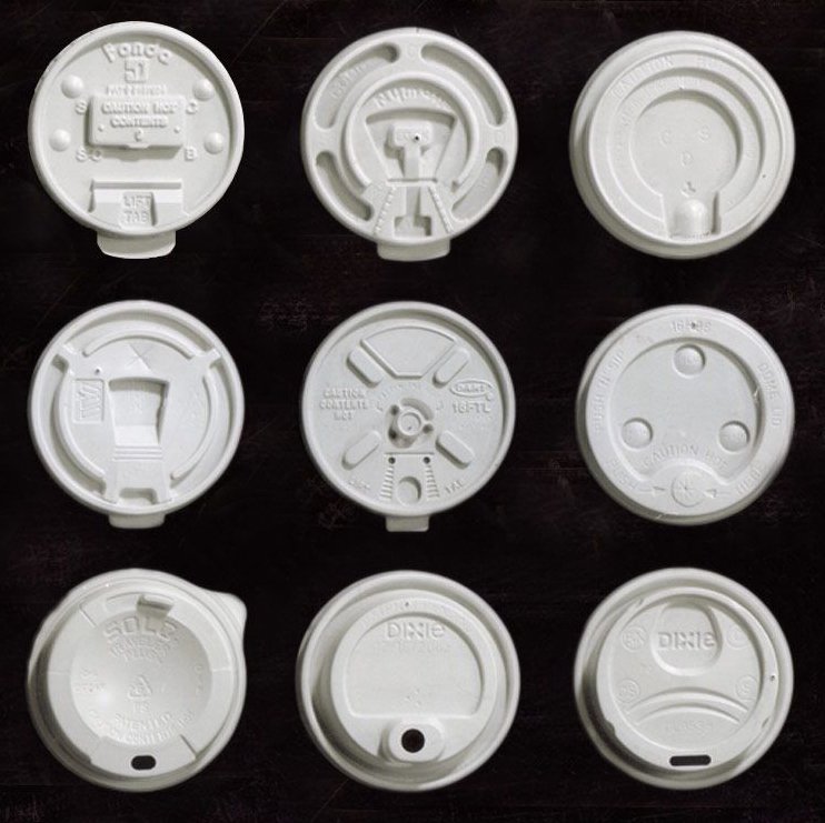 studio_shm's tweet photo. Strange stuff people collect and we're so glad they do #17: coffee cup lids... https://t.co/hAwZ6cKiXh https://t.co/HNtEFdCCWm