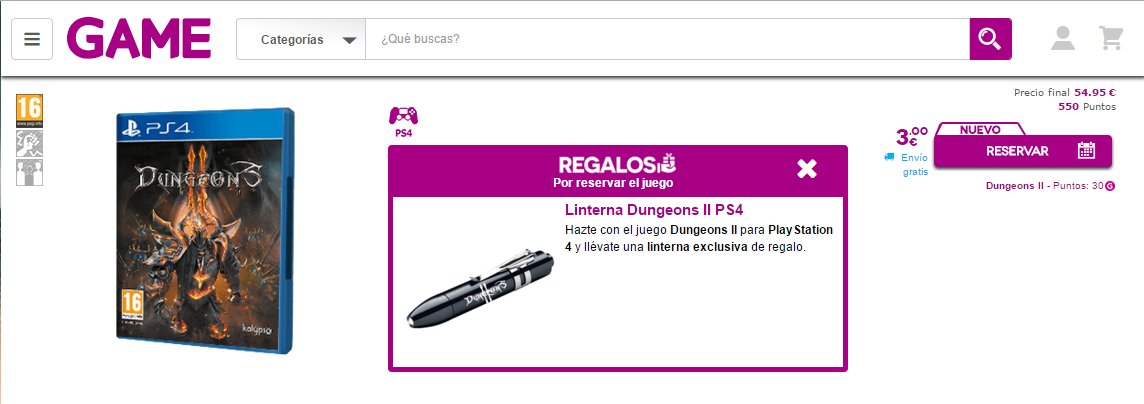 MeridiemGames's tweet image. y para que no os perdáis en la oscuridad.... @VideojuegosGAME #DungeonsII