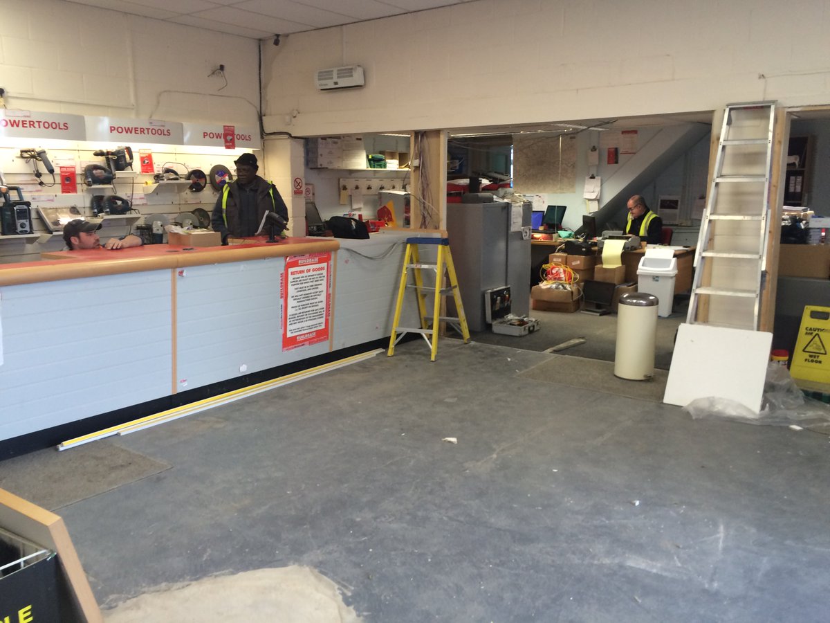 buildbasecro's tweet photo. Complete chaos in Croydon on the journey towards a new shop layout #MBBB2016 @Buildbaselondon @MBBB2015 https://t.co/bFJPs929Bl
