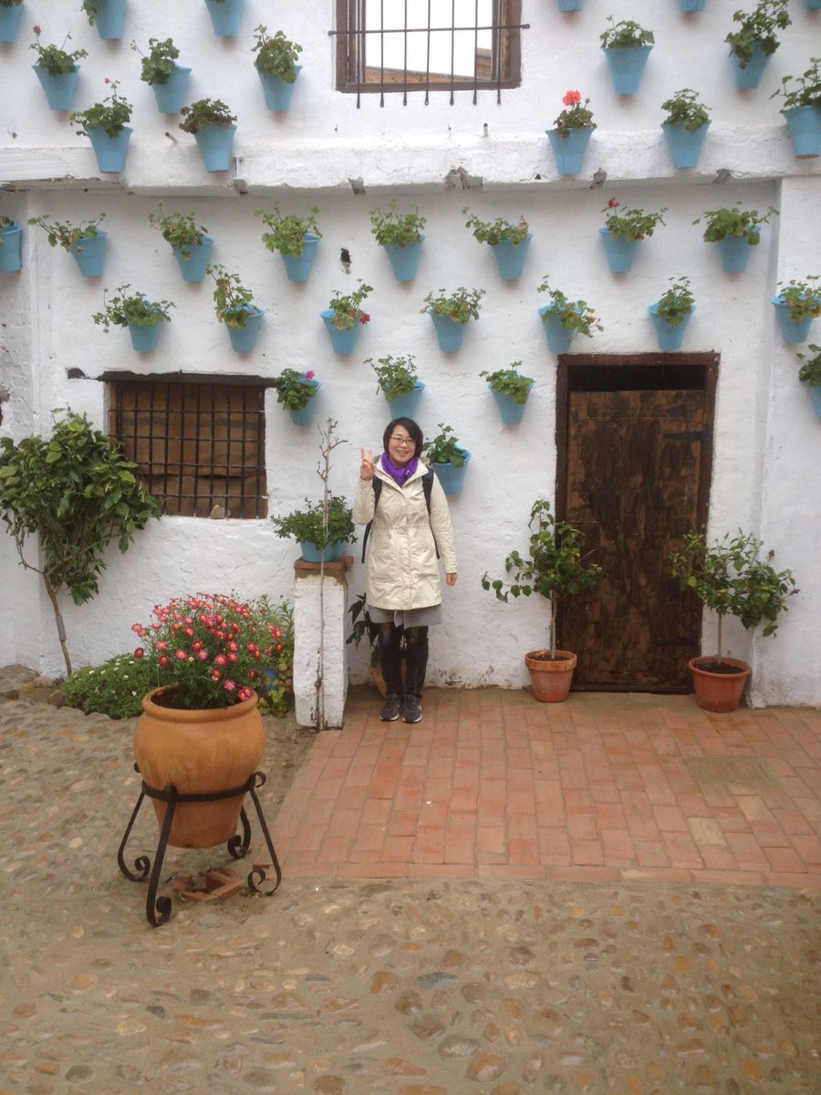 Primera visitante del Patio de la Barrera 1, Patio de arquitectura antigua que uno de los vecinos ha rescatado.