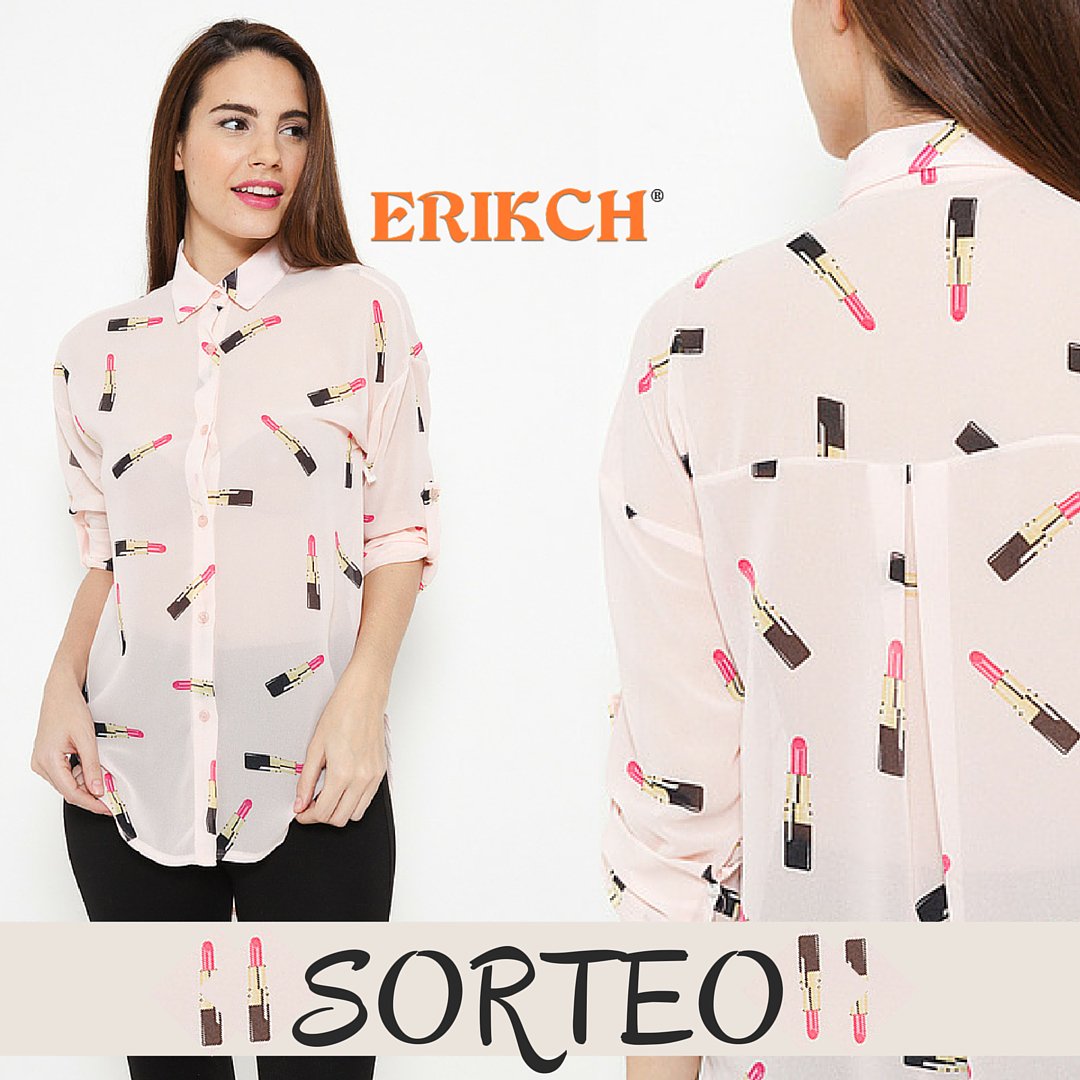 erikchmoda's tweet photo. ‼SORTEAMOS NUESTRA BLUSA DE GASA PINTALABIOS‼ Participa aquí https://t.co/NVNY67cTFn #sorteo #sorteomoda #premio https://t.co/KjZYjVb91B