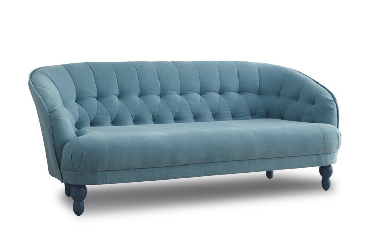 The #Ella #sofa by <a href="/WorkhouseColl/">WorkHouse Collection</a> is #stunning in soft velvet fabric. #musthave #Colourtrend goo.gl/v7px3g