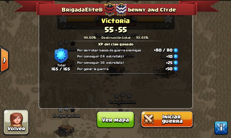 BrigadaEliteCoC's tweet photo. 💥👊 Y OTRA VICTORIA MÁS CONTRA UN CLAN NIVEL 8 POR PORCENTAJE, YA VAN UNAS CUANTAS Y A PUNTO DE SUBIR A NIVEL 7!!! 🔝💪 https://t.co/K5YPQ9tvRH