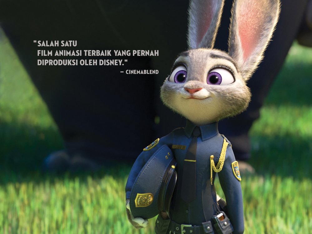 DisneyStudiosID's tweet photo. Bunyikan terompet melalui belalai-mu dan lihat apa yang dikatakan oleh @CinemaBlend tentang #ZootopiaID. https://t.co/oxPXvMM9nI