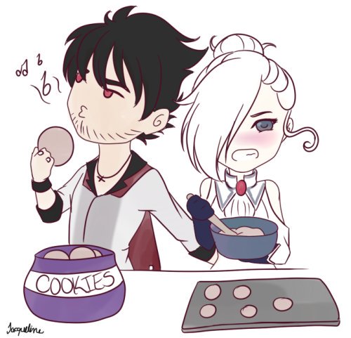 "S'cuse me honey, but Ruby needs a cookie."