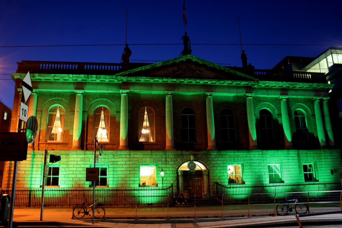 As we edge closer to #StPatricksDay RCSI is getting ready to turn few shades greener #globalgreening