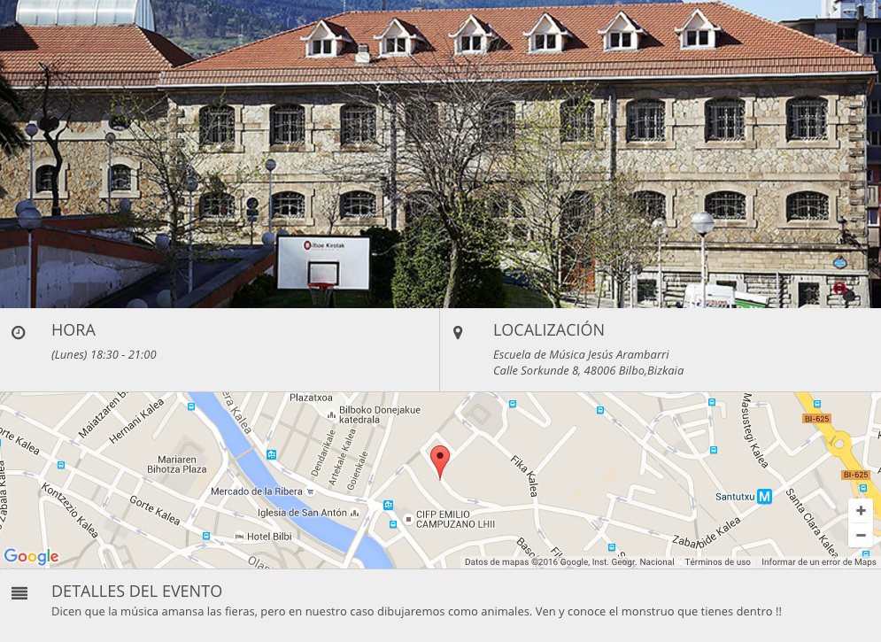 Hoy a las 18:30 dibujamos música en la Escuela de Música Jesús Arambarri (C/ Sorkunde 8) #Dibujo #Bilbao