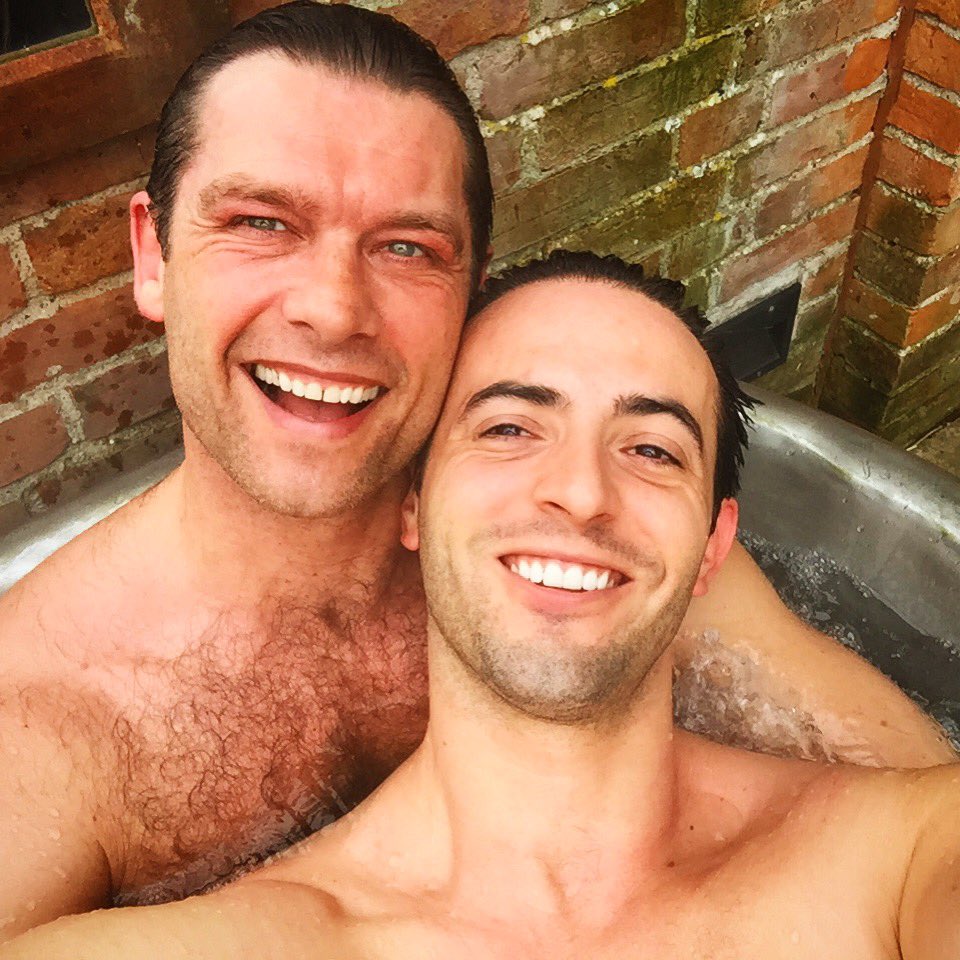 Two Men In A Tub