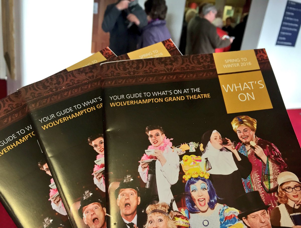 WolvesGrand's tweet image. Another busy morning at the Box Office as our new season goes on general sale! It's proving a popular new brochure!