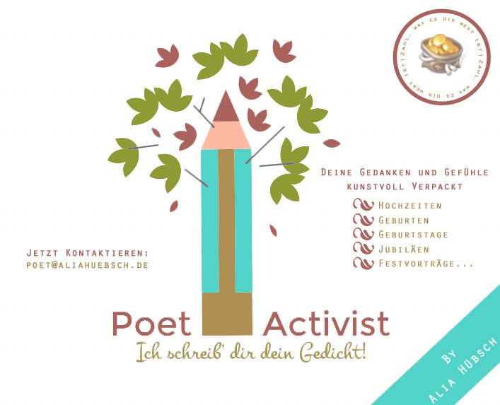 Ab sofort beginnt mein neues Projekt 'Ich schreib' dir dein Gedicht!' #PoetActivist 😃 Bsp.: dasmili.eu/art/gedichteau…