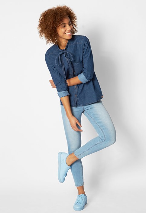 TomTailorGroup's tweet photo. Different shades of blue. #shop the #denim #trend on #tomtailor.com https://t.co/Z0svFPXeZN