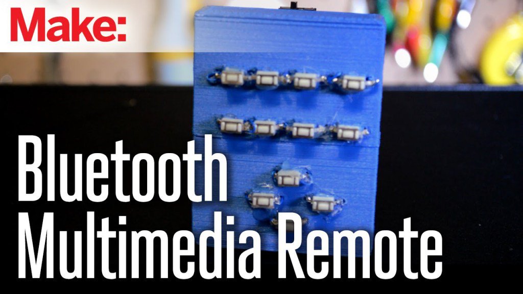 CodeChannels's tweet image. Make It Great: Bluetooth Remote #3Dprinting #Bluetooth #BTLE #Diy… codechannels.com/video/makemaga…