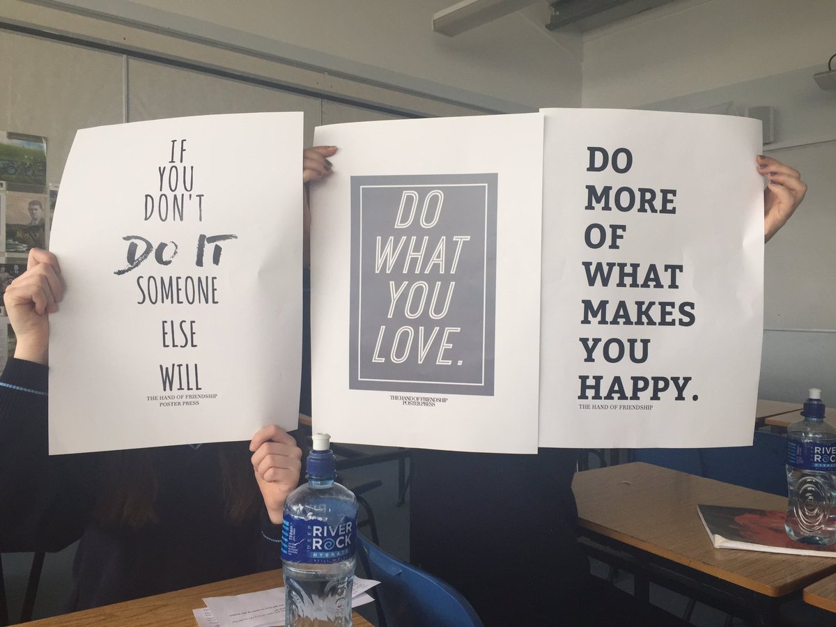 friendscastff's tweet photo. Some of our finished positivity posters 💞 #CastFF16 @CastFF https://t.co/ZRennQJGFo