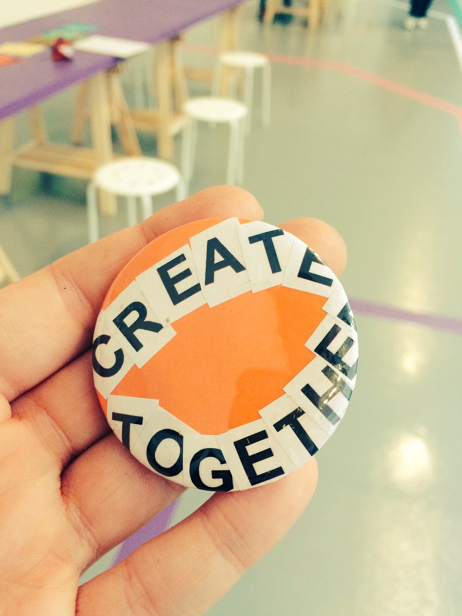 quadliverpool's tweet photo. #ArtGym is open! Badge making, cinema screenings, #WordBuffet and loads more! Let the brain excerise begin 💪🏻 https://t.co/031j3Rbfw7