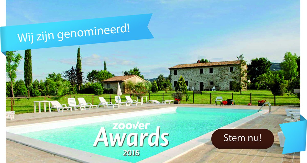 Yes, we zijn genomineerd voor een Zoover Award!! Stem op ons via: ow.ly/Y9yLw