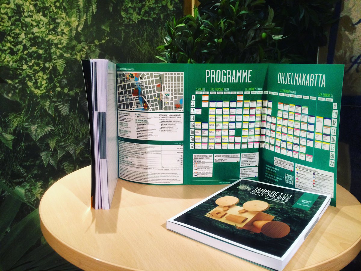 #TREFF2016 programme catalogue is here! It's pretty! It's massive! And it's available at our festival shop! Get it.