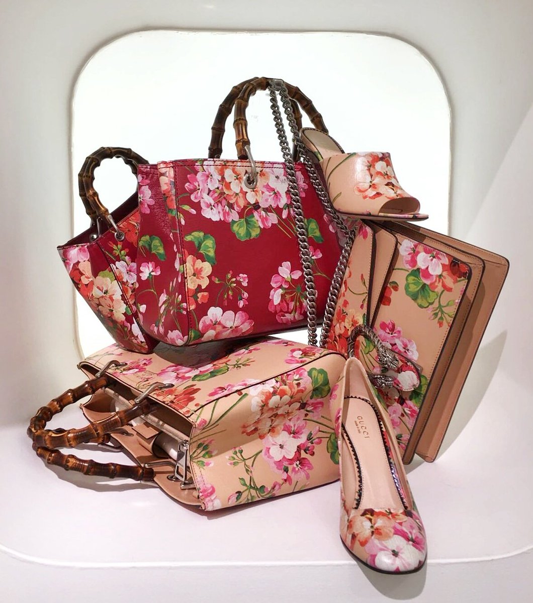 spinnakerG's tweet photo. We're feeling floral, spring must be on its way! Check out our new #gucci selection online 😍🌸🌷#spinnakerboutique https://t.co/KvKDE9s4TD