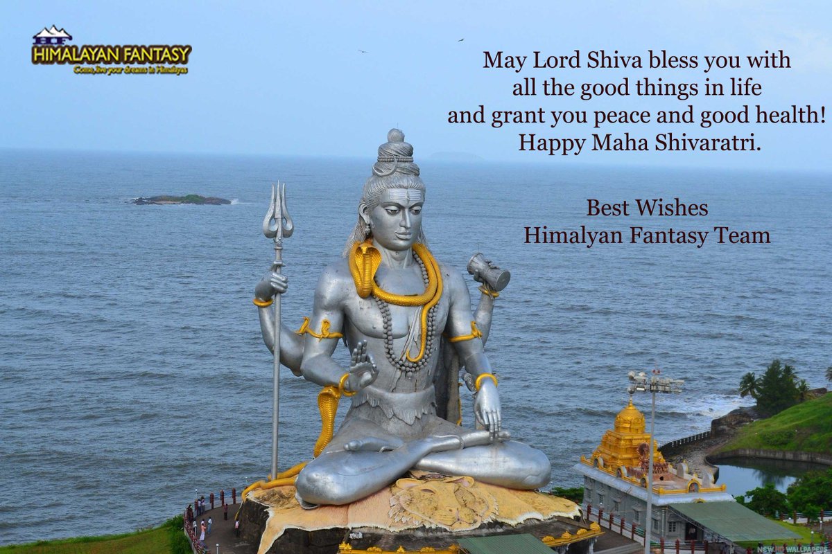May Lord Shiva bless you with all the good things in life and grant you peace and good health! Happy Maha Shivaratri