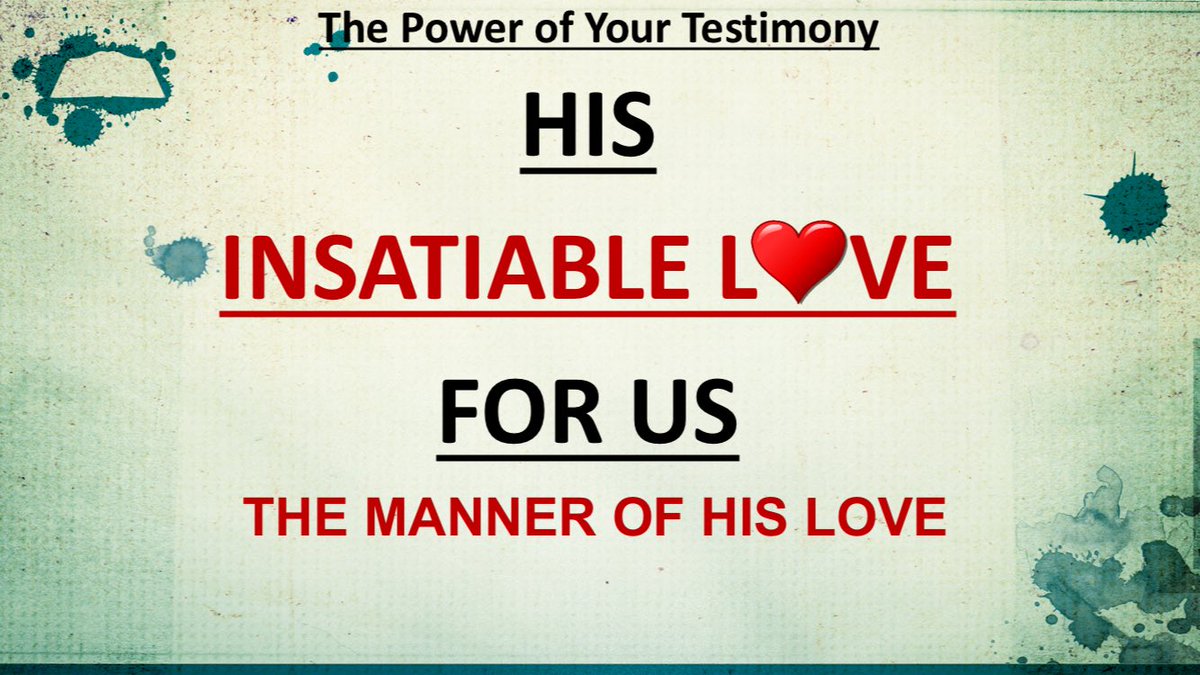 DemerisJ's tweet photo. The Lords love for you is insatiable. Spend some time with him today. He is ever waiting for you. #TestimonyPower https://t.co/HjnW9c5cuh