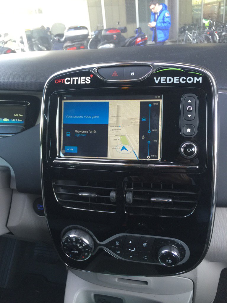 gillesvesco's tweet photo. #Opticities #Optymod seamless connectivity between smartphones and built-in navigation systems #Grandlyon #Vedecom https://t.co/RaAs6fxixj