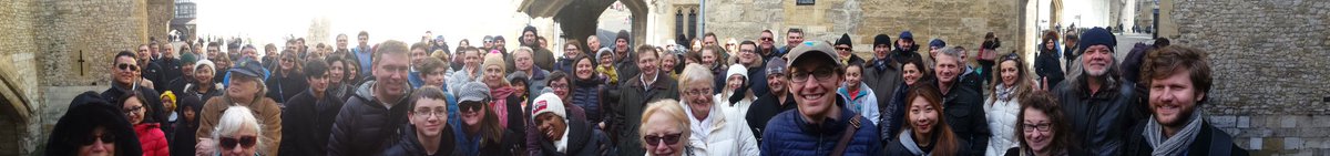 ExBeefeaterDave's tweet photo. 1130 tour @TowerOfLondon, 150+ visitors, most even know where they're from! Ha! Ha! #EnjoyTheTower #EnjoyLondon https://t.co/ZNF1QETTdq