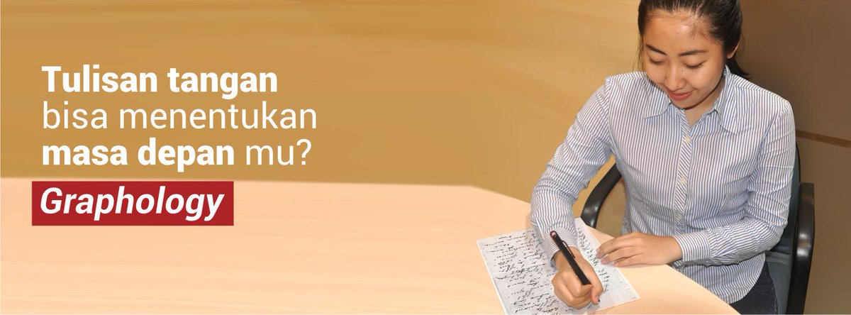 Tulisan Tangan Bisa Menentukan Masa Depanmu? Ayo Cek lebih lanjut di j.mp/graphology-tul… :D