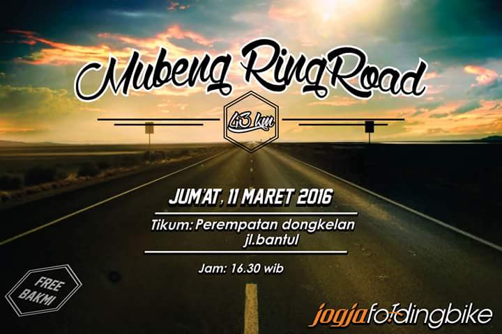 Bwt temen2 yg mau mencoba gowes melintasi Ring Road silahkan bergabung