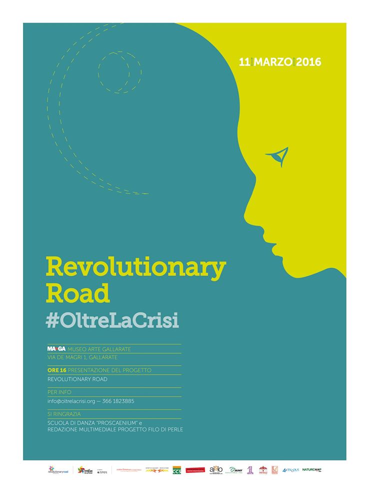 WelfareRevRoad's tweet photo. #OltreLaCrisi #RevolutionaryRoad @MuseoMaga #gallarate venerdì 11 marzo ore 16. Per un vero WELFARE di COMUNITA'! https://t.co/5DOxUcvQwY
