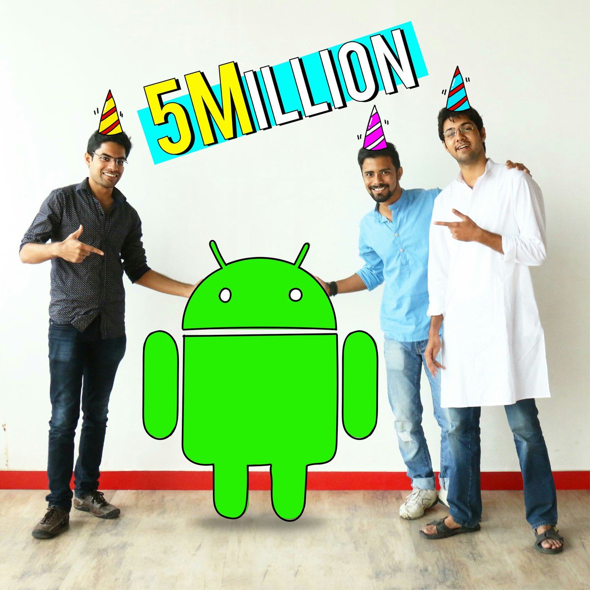 Crowdfire's tweet image. We have an 📢
We've hit 5 MILLION Android app downloads🎉🎊
Thank you for your support ❤❤
Cheers🍻😎