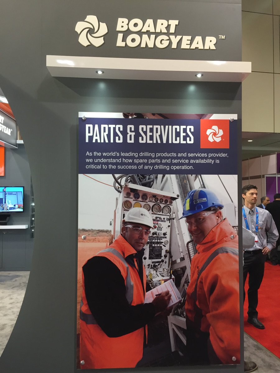 BoartLongyear's tweet photo. Want to talk about safe &amp; productive drilling services? Stop by Booth 101 #PDAC2016Connect | https://t.co/nMx0ltfClf https://t.co/qBUyWvKYKD