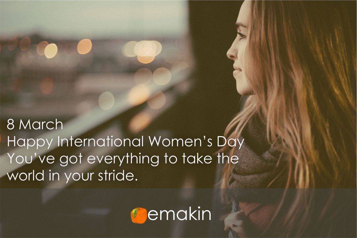emakinapp's tweet photo. Happy International Women's Day https://t.co/nhyKsCgs0Z