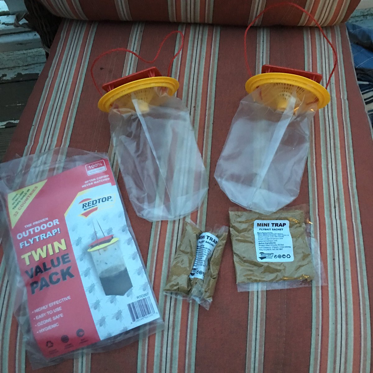 AmandaRockne's tweet photo. #flycatcher red top fly traps. Can't wait to elementary those pesky flys at the barn. https://t.co/sBwPlJ2ZeT