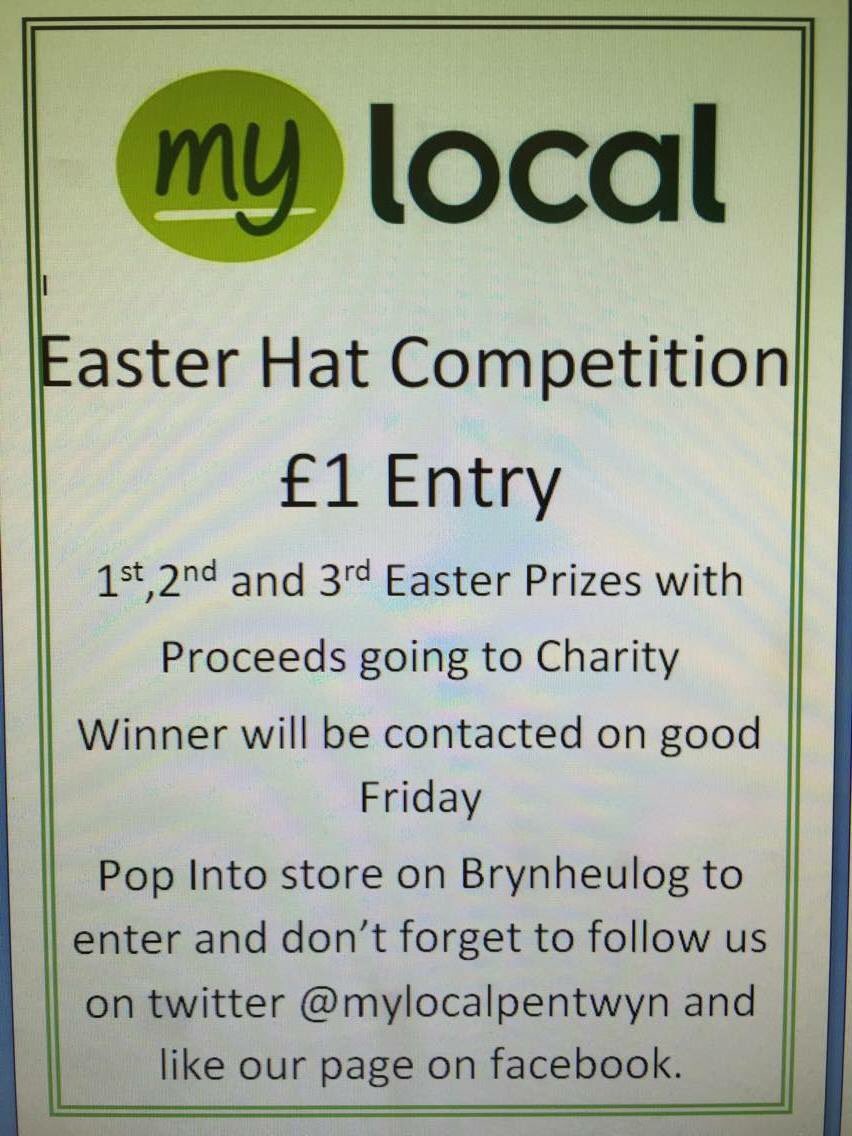 Hop into store and join in our Easter hat competition 🐰👒 speak to staff for more details @MGcomment <a href="/tim_york18/">Tim York</a>