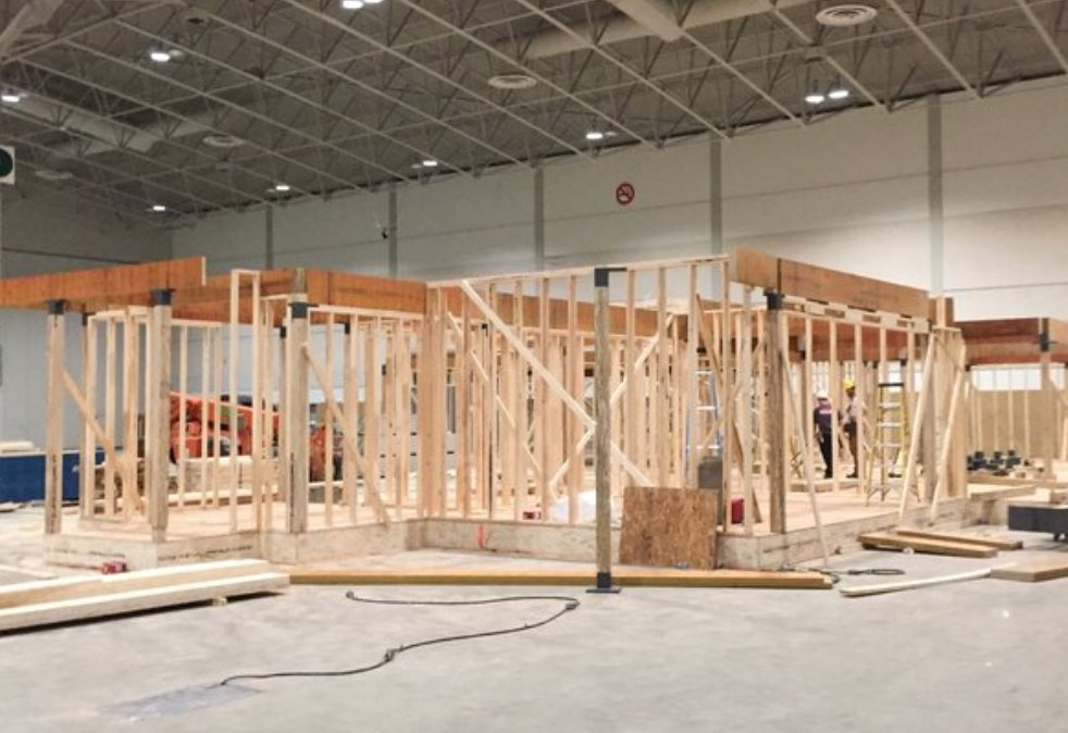 ThermalTrim's tweet image. WOW -  in 1 week a COMPLETE HOUSE BUILD @ProbuiltReno #FDHome @HomeShowsTO #Toronto Let the build begin