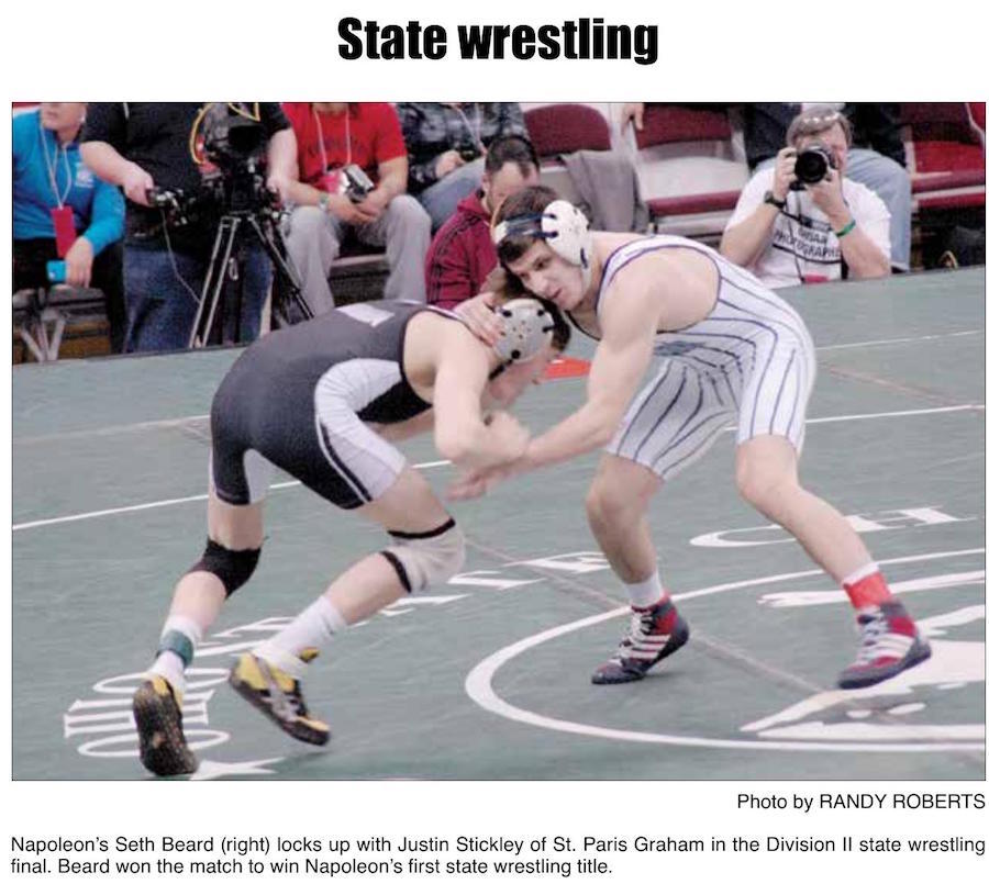 Seth Beard becomes Napoleon's first state champion: bit.ly/NWB1030716