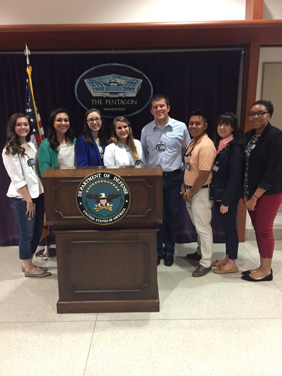 WKU_SA's tweet photo. WKU students are ready for their Pentagon Tour today! #DCASB #FromtheHilltoCapitolHill https://t.co/ezwhaW66Ny