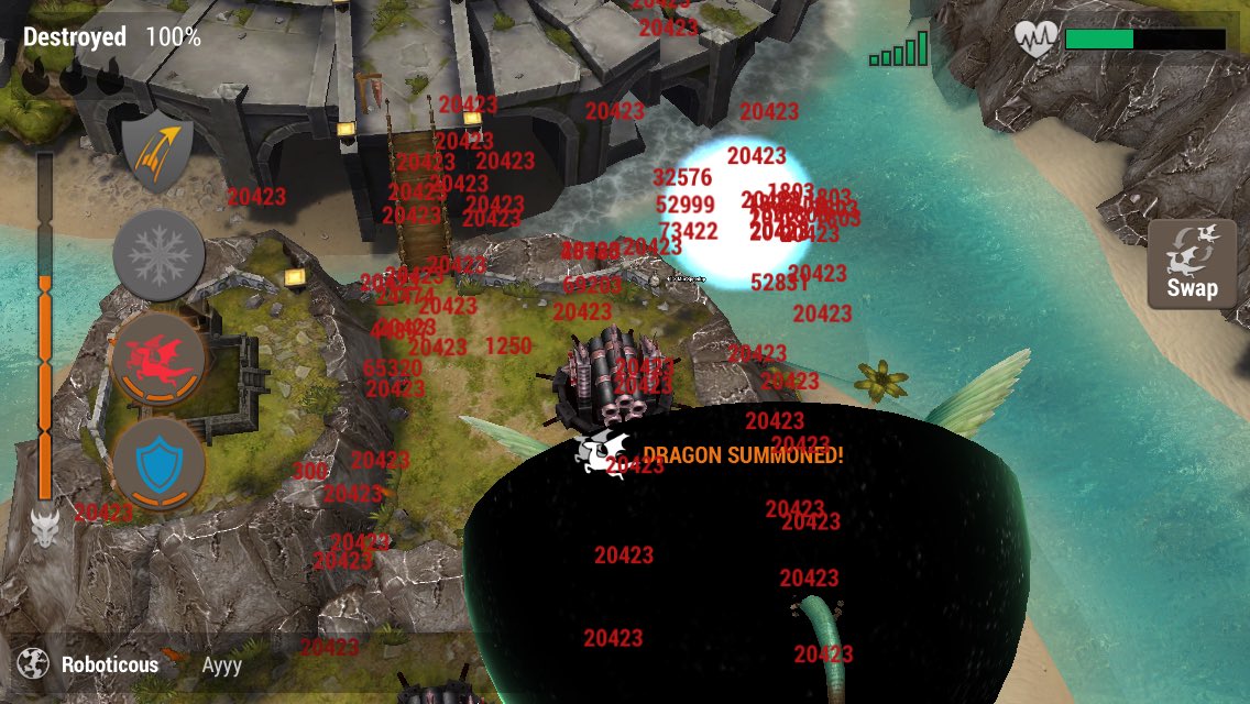 Roboticous_WD's tweet photo. Weird glitch of the week @WarDragonsGame lol https://t.co/5VNIQjq44T
