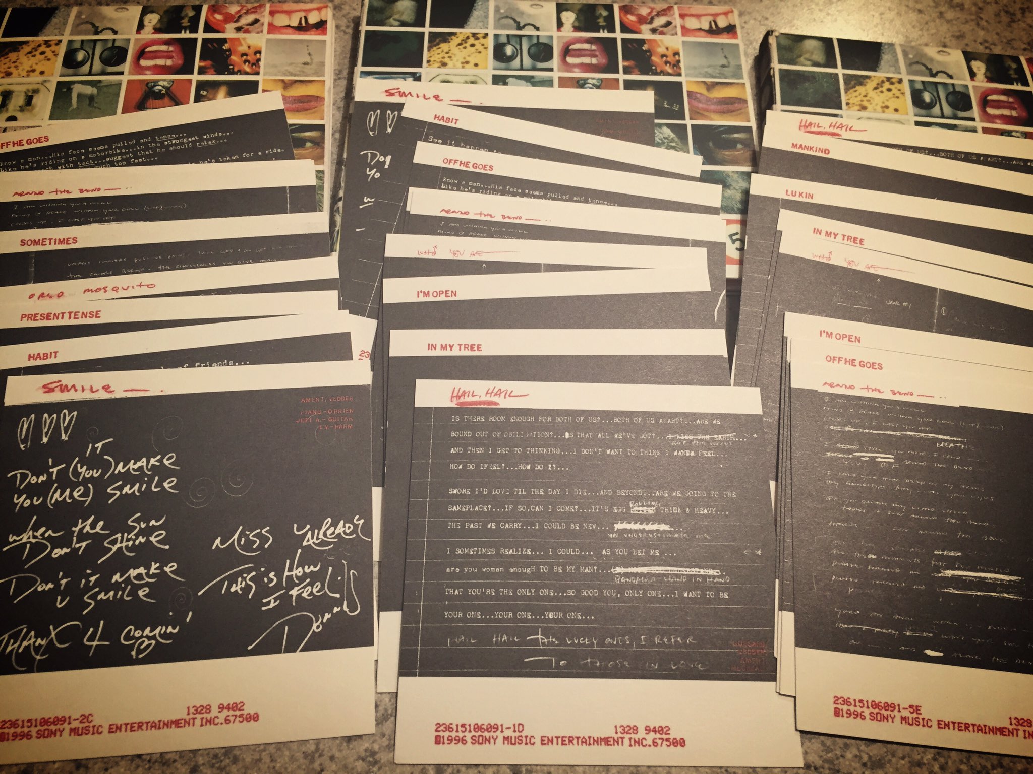 Pearl Jam No Code Album Cover