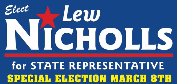 KyDems's tweet photo. Greenup and Boyd Counties, tomorrow choose a leader with quality judgment: Lew Nicholls #voteMarch8 https://t.co/8QGY2T2a8Q