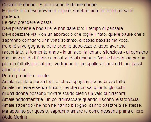 Ci sono le donne..E poi ci sono le Donne Donne.E quelle non devi provare a capirle A.Merini #ConLeDonne @CasaLettori