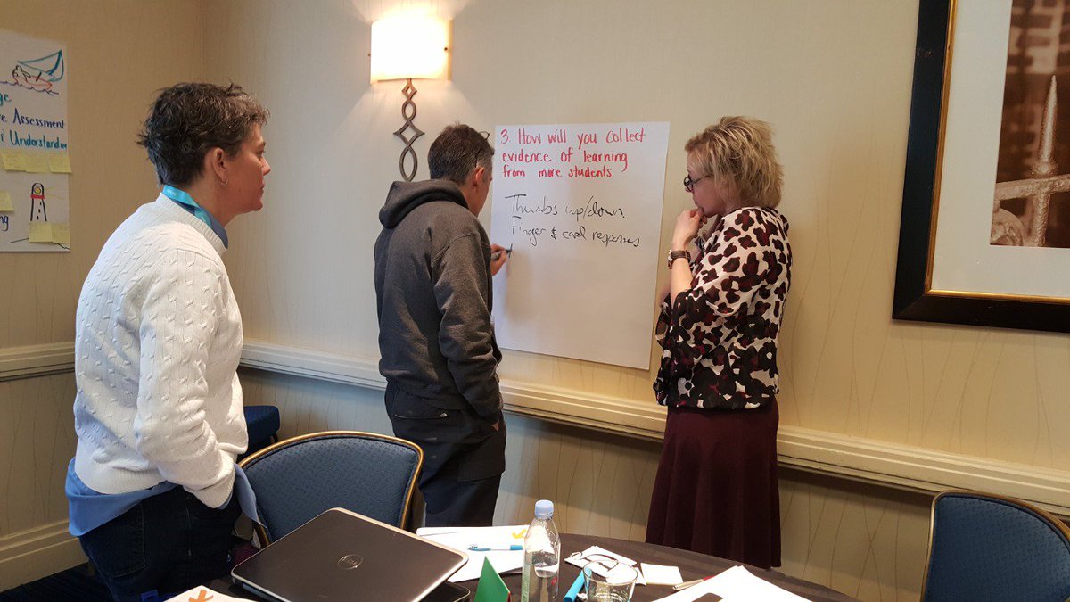 Sharing ideas to elicit evidence of learning #nweafusion