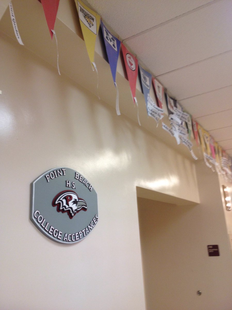 BeachPrincipal's tweet photo. The college acceptances are rolling in for our Beach seniors.  What an exciting time for all of us! https://t.co/yqI39MI5Ia