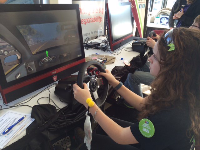 Genisyscu's tweet photo. #proudsponsor of the Distracted Driver Simulator during the #MottFRC First Robotics Regional Comp. @WaterfordMott. https://t.co/xOQgl0emIP