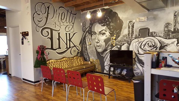 My very own tattoo studio #PrettyNInk is open for business located at 2030 S Tryon st. Suite 3H Charlotte<a href="/tag/prettynink"class="tags">#PrettyNInk</a>