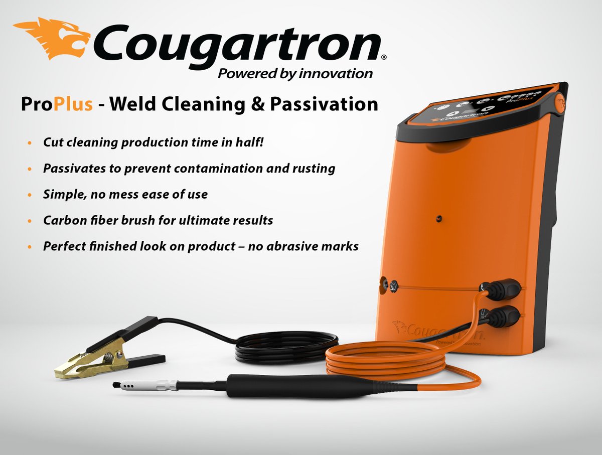 Cougartron's tweet image. If you're #welding #stainless... you need #Cougartron cleaning and #passivation equipment!